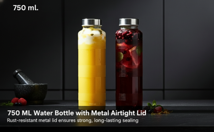 Altitude Dotted Glass Water Bottle 750ml