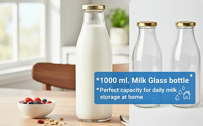Altitude Glass Milk Juice Bottle1 ltr_5